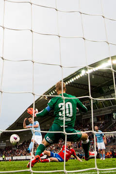 Malmö FFs Markus Rosenberg gör 0-3 bakom Helsingborgs