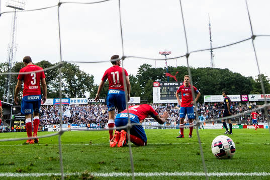 Helsingborgs spelare deppar