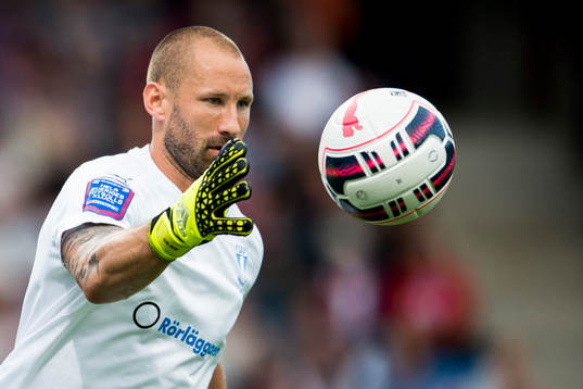 Malmö FFs målvakt Johan Wiland