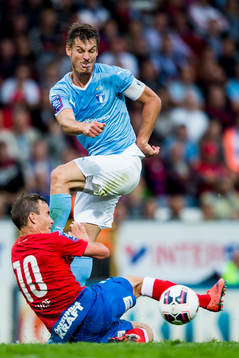 Malmö FFs Markus Rosenberg och Helsingborgs Anton Wede