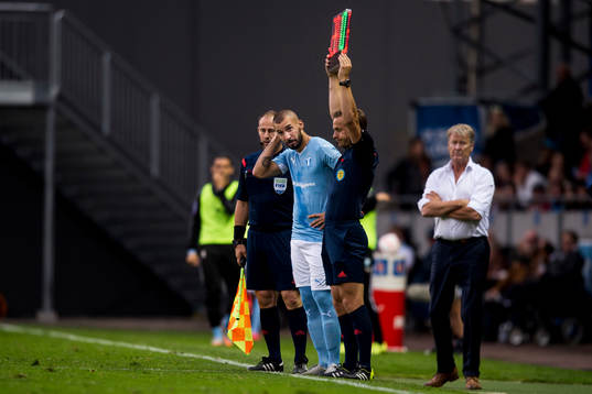 Malmö FFs Guillermo Molins är påväg att bytas in och i