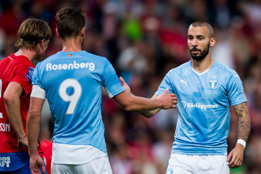 Malmö FFs Guillermo Molins och Markus Rosenberg
