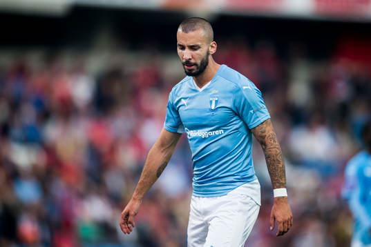 Malmö FFs Guillermo Molins deppar