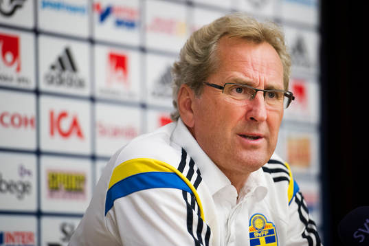 Sveriges förbundskapten Erik Hamrén