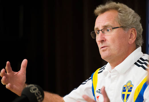 Sveriges förbundskapten Erik Hamrén