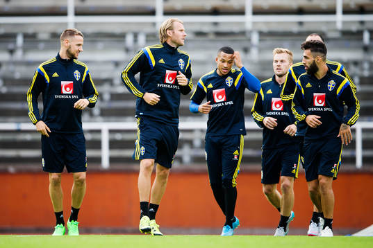 Alexander Milosevic, Ola Toivonen, Sebastian Larsson och
