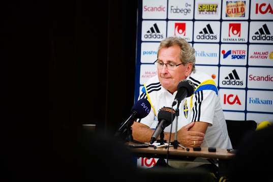 Sveriges förbundskapten Erik Hamrén