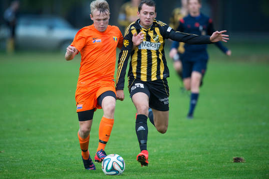 IFK Hässleholms Ilir Salja i B-lagsmatchen mellan IFK