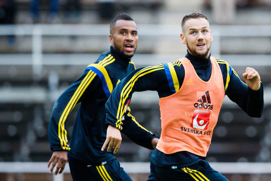 Isaac Kiese Thelin och Alexander Milosevic