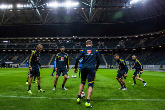Ola Toivonen, Zlatan Ibrahimovic, Marcus Berg ocjh Kim