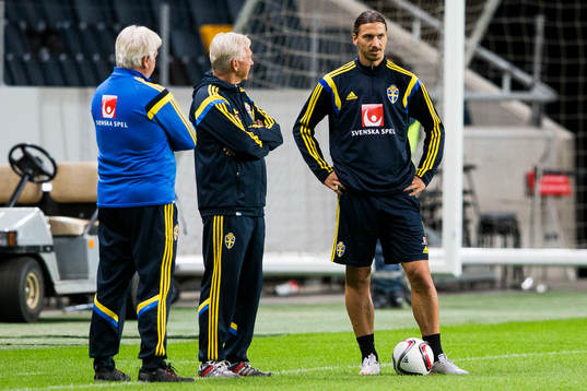 Lars Richt och Zlatan Ibrahimovic