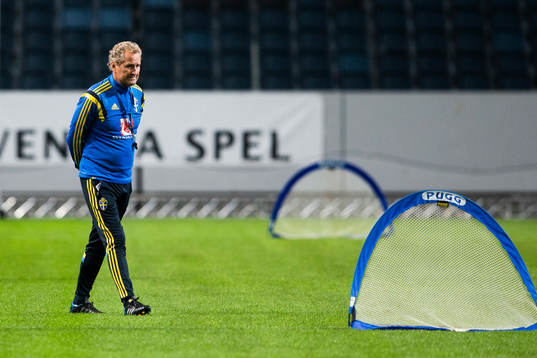 Sveriges Förbundskapten Erik Hamrén