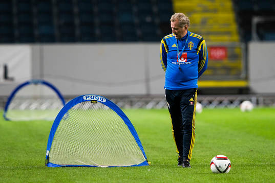 Sveriges Förbundskapten Erik Hamrén