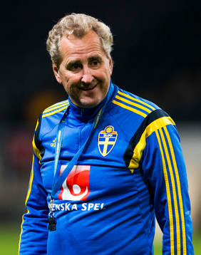 Sveriges Förbundskapten Erik Hamrén