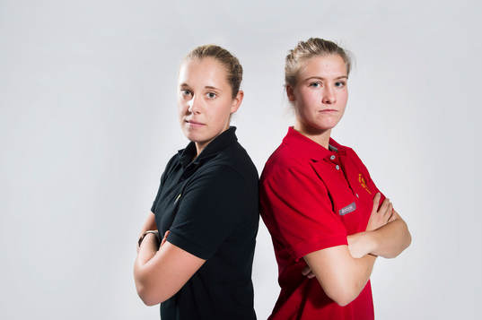 Lisa Hedengren, AIK, och Andrea Dalen, Djurgården