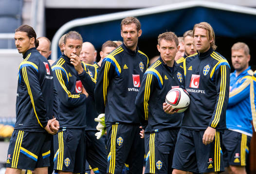 Zlatan Ibrahimovic, Erik Johansson, Andreas Isaksson, Kim