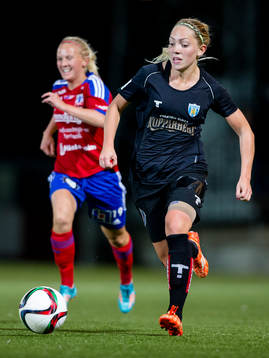 Göteborgs Elin Rubensson före Vittsjös Emma Andersson