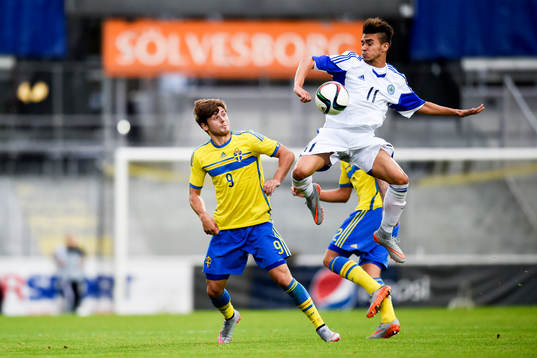 Sveriges Arber Zeneli och San Marinos Ramon Fabio Tomassini