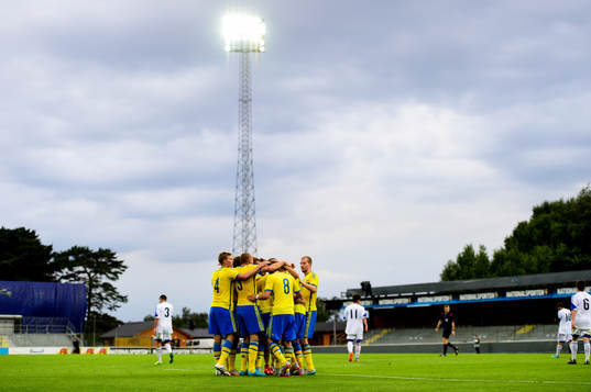 Sveriges Kristoffer Olsson jublar