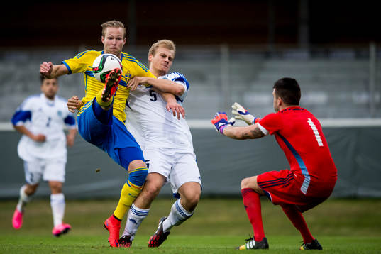 Sveriges Gustav Engvall mot San Marinos Pietro Zanotti och