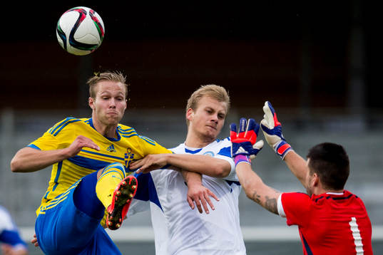Sveriges Gustav Engvall mot San Marinos Pietro Zanotti och