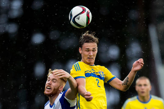 Sveriges Linus Wahlqvist och San Marinos Marco Bernardi