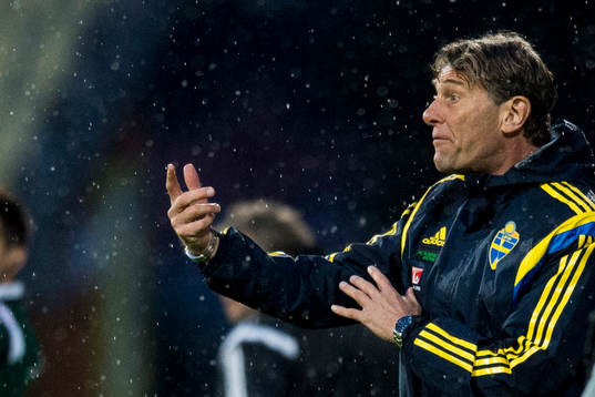 Sveriges förbundskapten Håkan Ericson