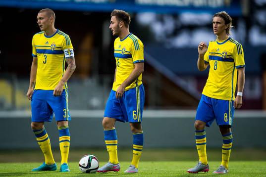 Sveriges Victor Nilsson Lindelöf, Muamer Tankovic och