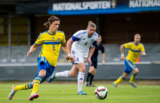 Sveriges Kristoffer Olsson och San Marinos Juri Biordi