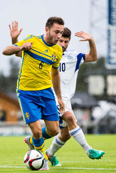 Sveriges Muamer Tankovic och San Marinos Alessandro