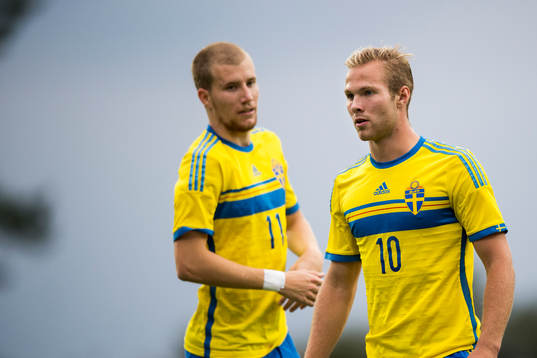 Sveriges Simon Gustafson och Gustav Engvall