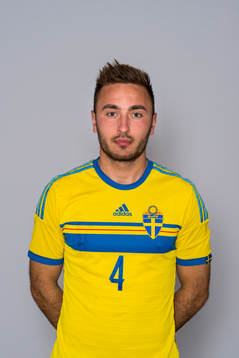 Sveriges Muamer Tankovic, fotbollsspelare i U21-landslaget