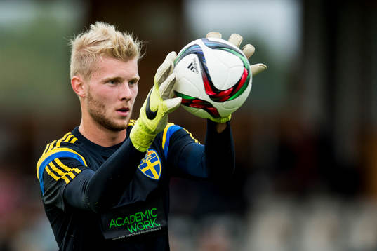 Sveriges målvakt Anton Cajtoft