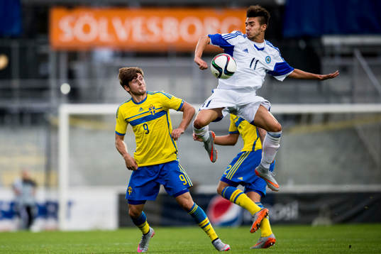 Sveriges Arber Zeneli och San Marinos Ramon Fabio Tomassini