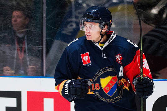 Djurgårdens Markus Ljungh gör 3-2 och jublar