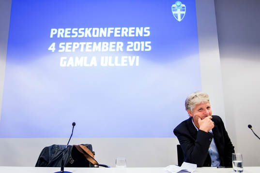Förbundskapten Pia Sundhage