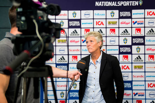 Förbundskapten Pia Sundhage