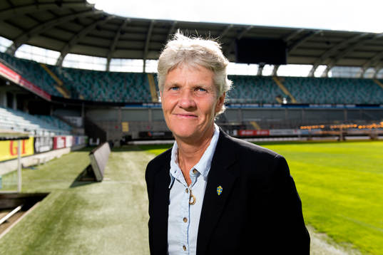 Förbundskapten Pia Sundhage