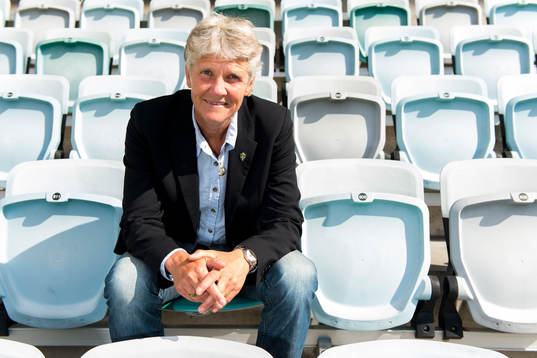 Förbundskapten Pia Sundhage