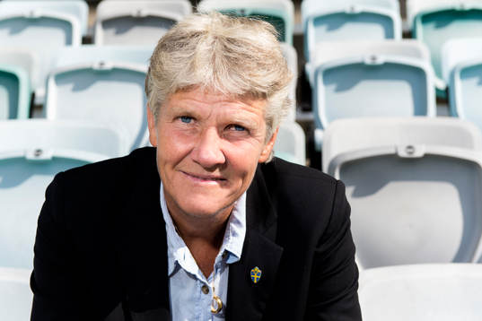 Förbundskapten Pia Sundhage