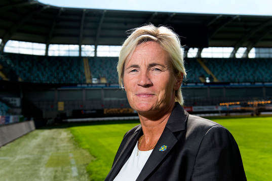 Sveriges assisterande förbundskapten Lilie Persson