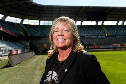 Sveriges landslagschef Marika Domanski Lyfors