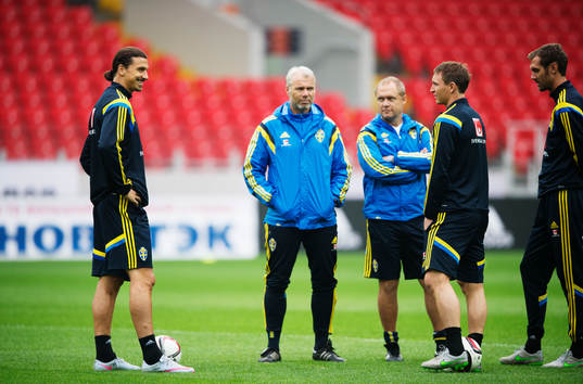 Zlatan Ibrahimovic, Kim Källström och målvakt Andreas