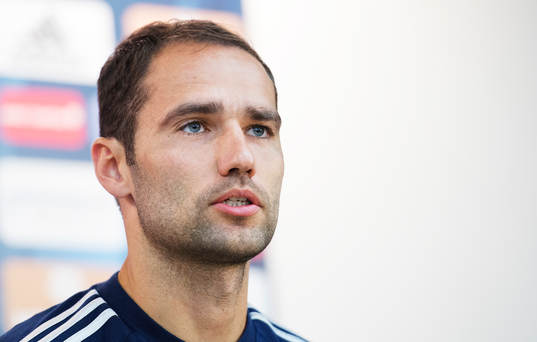 Roman Shirokov på en presskonferens