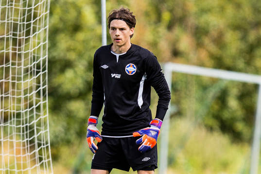 Vejbys målvakt Anton Larsson