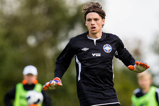 Vejbys målvakt Anton Larsson