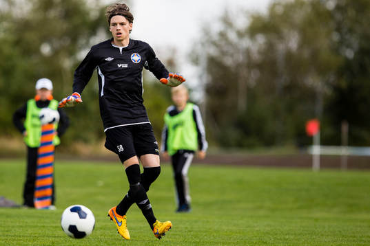 Vejbys målvakt Anton Larsson