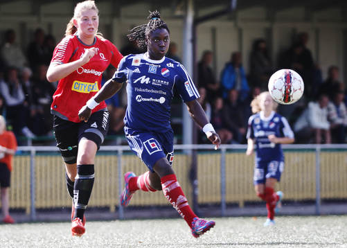 s Saga Ollerstam och Kvarnsvedens Tabita Chawinga i