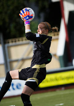 Rosengårds målvakt Kathrin Längert