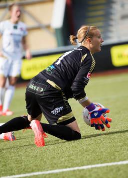 Rosengårds målvakt Kathrin Längert